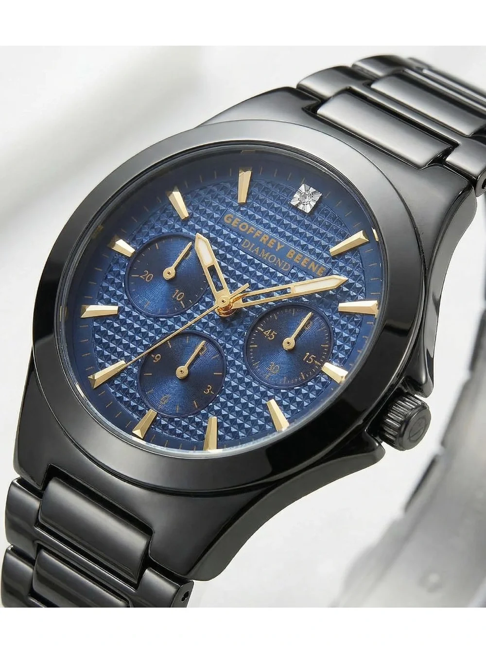 New Stainless Steel Geoffrey Beene Men’s Watch